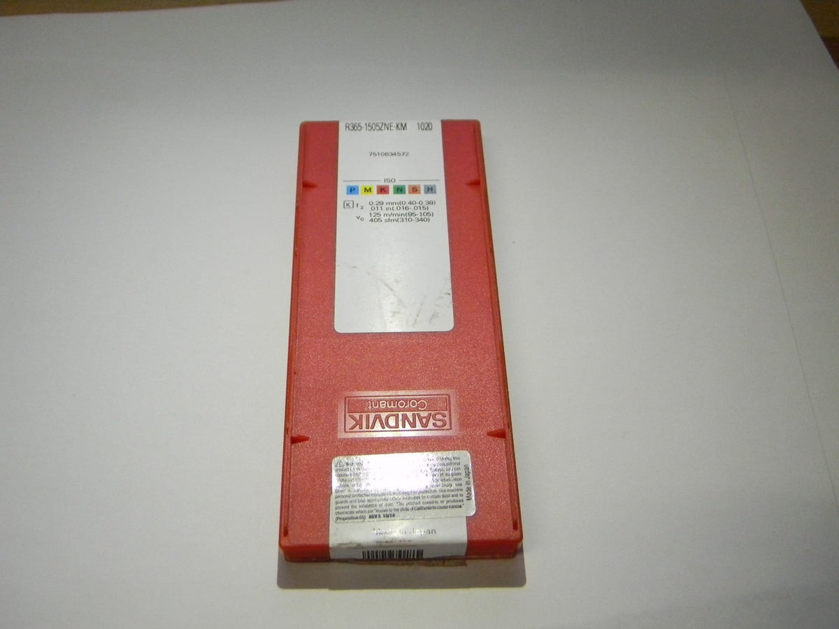 Sandvik Coromant R3651505 KM Grade 1020 Carbide Milling Insert QTY 9 5745390