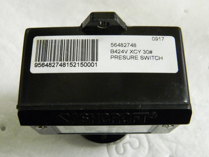 Ashcroft Watertight Single Setpoint Pressure Switch 1/4" Thread B424V30XCY