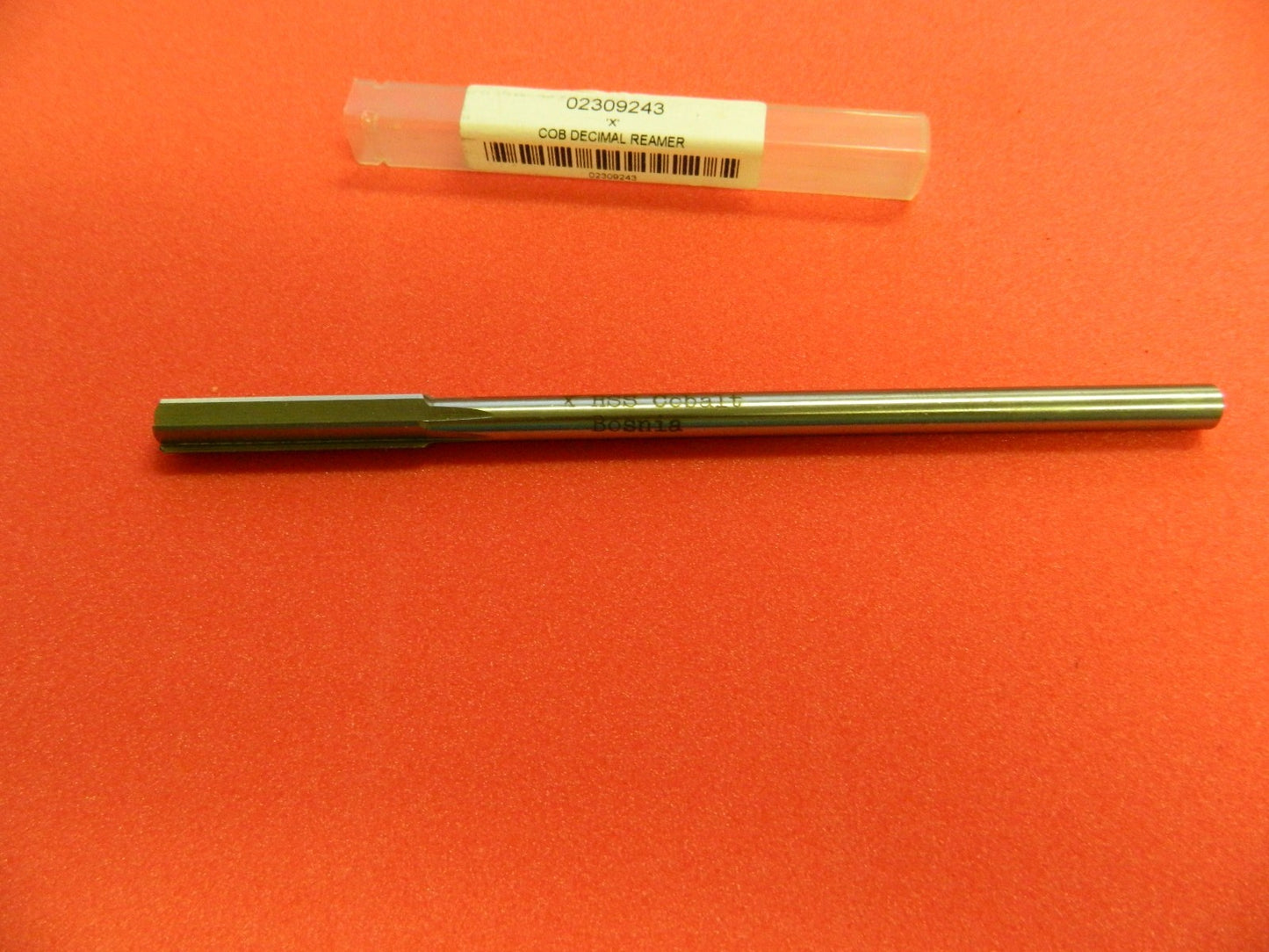 Interstate "X" 0.3970" x 1-3/4" x 7" Cobalt Decimal Chucking Reamer 02309243