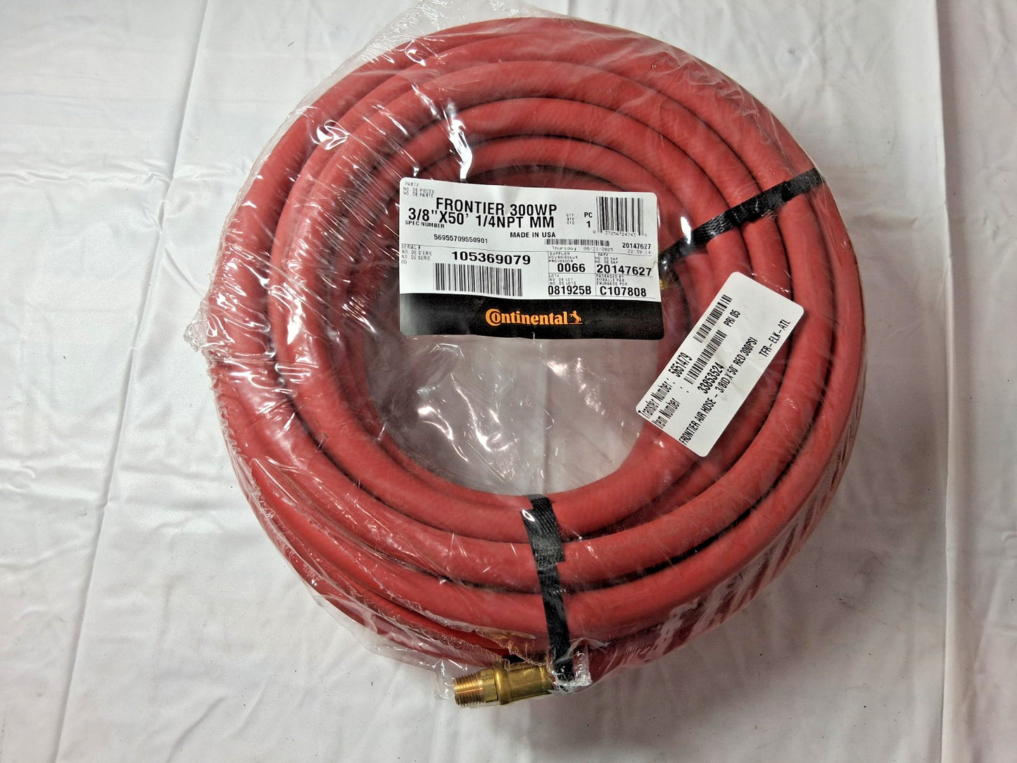 Continental ContiTech Multipurpose Air Hose 3/8" ID 50ft 20147627