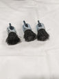 WEILER End Brushes: 3/4" Dia, Steel, Crimped Wire 22,000 Max RPM Qty 3 9037