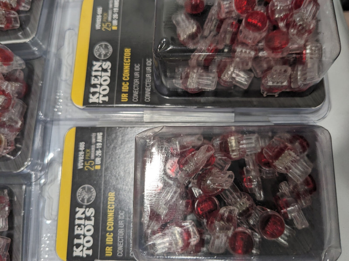 KLEIN TOOLS 10pks of Quick Splice Connectors; Terminal Type: UR IDC Connector