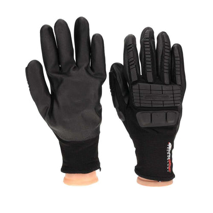Mad Grip Work Gloves: Size XL, Nitrile-Coated Nitrile &amp; Nylon Qty 48 MSCEIFN
