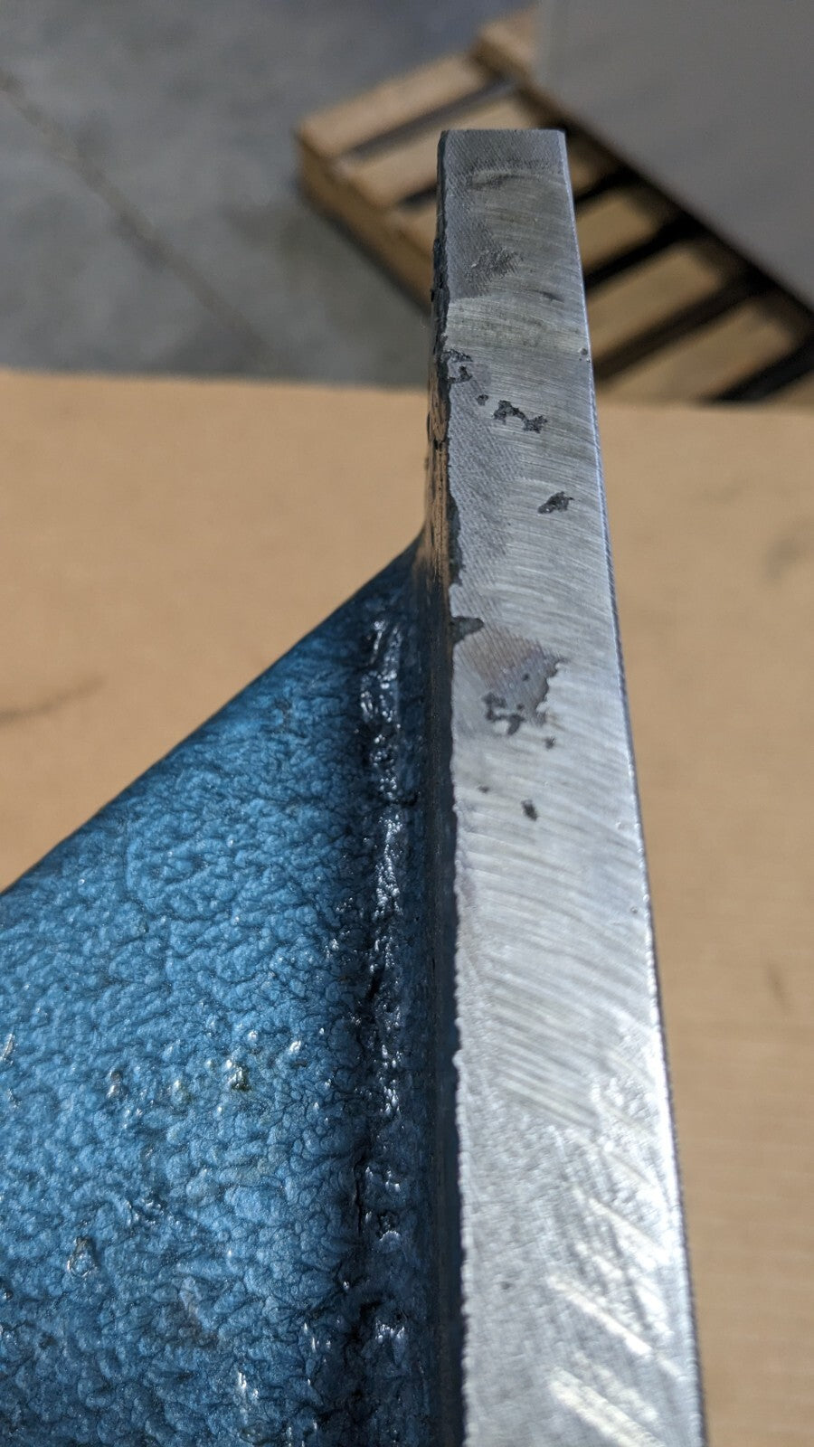 Machined Angle Plate 12" x 12" x 12" Cast Iron Double Web Flat Surface - Damaged