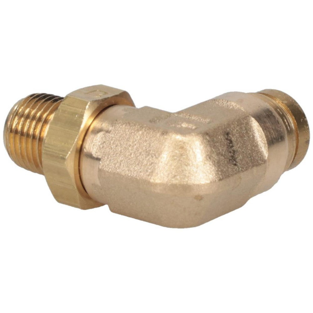 Parker Push-to-Connect x Male NPTF 90 deg Elbow Qty5 169PTC-4-2