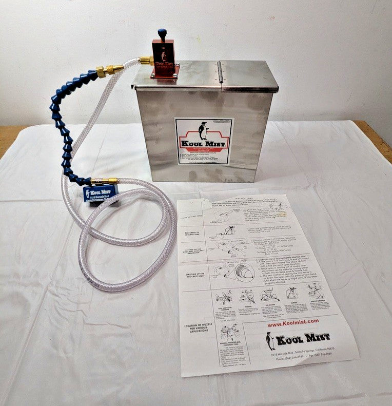 Kool Mist Stainless Steel Tank Mist Coolant System 1 Outlet 1 Gal Tank 100NF12
