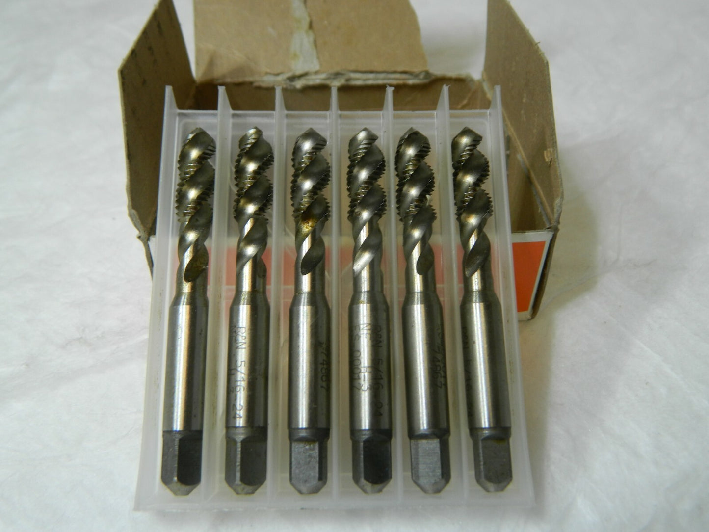 Reiff & Nester Spiral Plug Tap 5/16-24 3 Flute H-3 Qty 6  85021