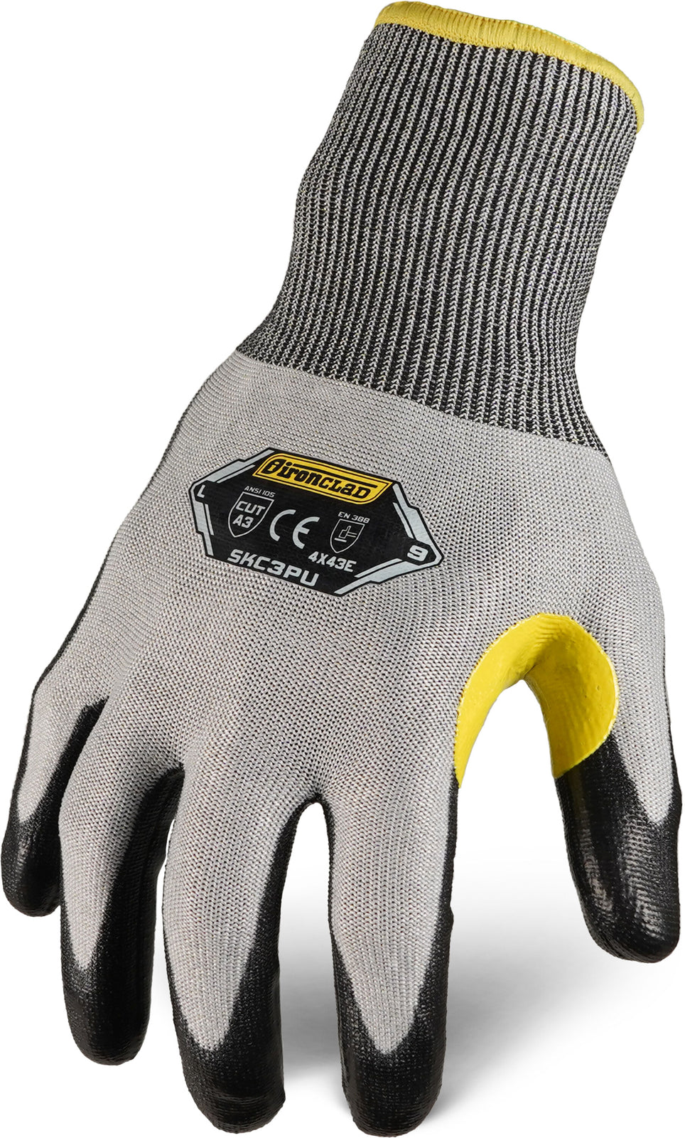 ironCLAD Knit Gloves Sz M Qty 2 SKC3PU-03-M