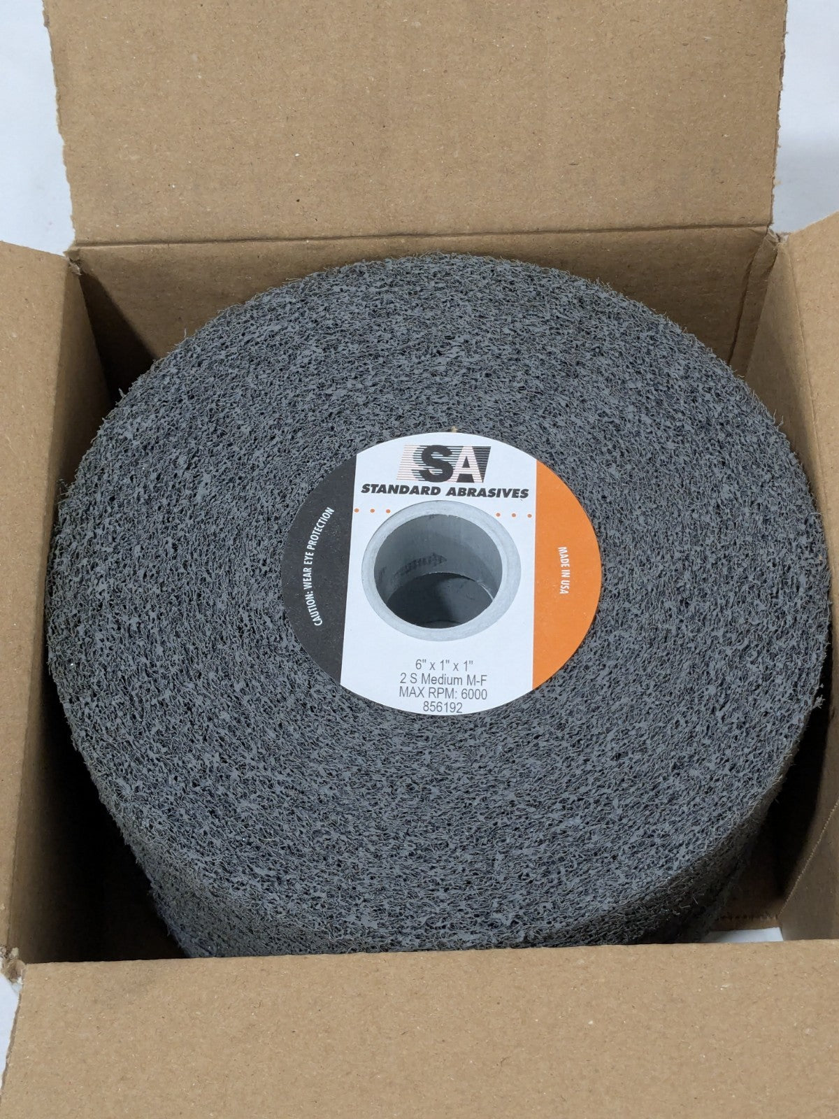 Standard Abrasives Multi-Finish Wheel 6" x 1" x 1" 2S MED Grit Qty 3 856192