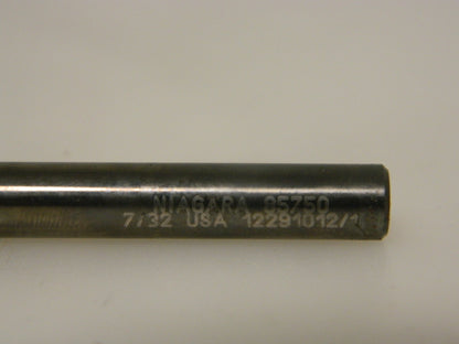 Niagara SC Sq End Mill 7/32" 5/8" LOC 1/4" Shk Dia 2-1/2" OA