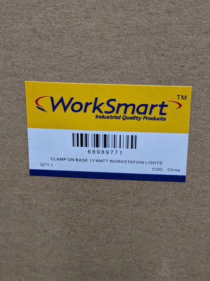 WorkSmart Swing Arm Machine Light Clamp Mount, 5 Ft. Cord, 120 VAC 68989771