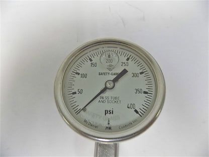 McDaniel Controls Inc KHS-GF 64078-6 0" - 400 psi Pressure Gauge Glycerin F