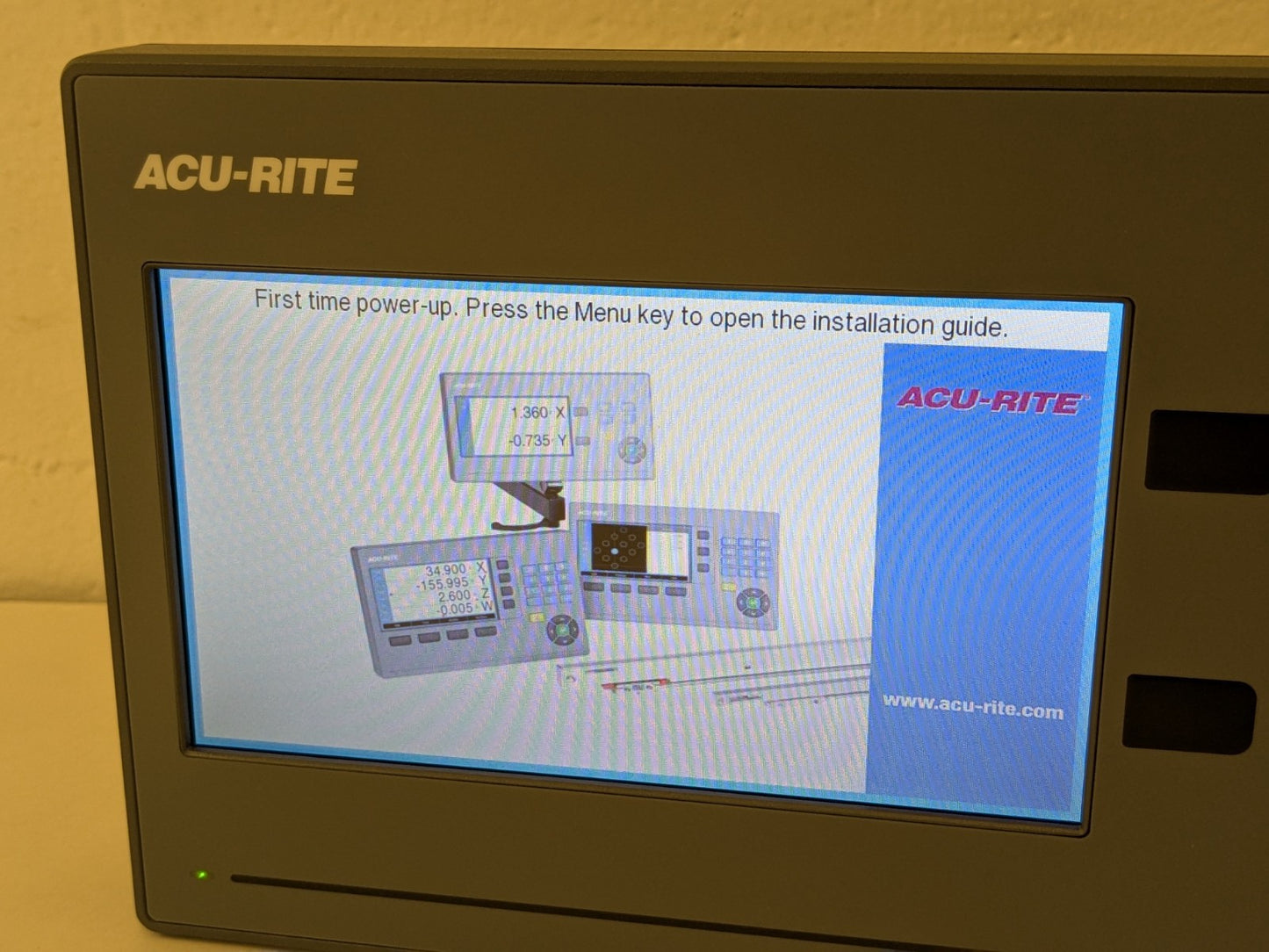 AcuRite Digital Readout DRO System 2-Axis 12" x 40" Travel 5 Micron Re