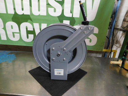 PRO-SOURCE Hose Reel with Hose: 3/8"IDx75' Spring Retractable 2810037510PRO