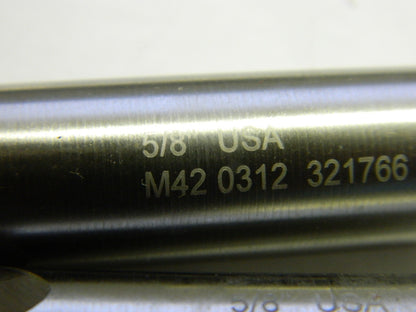 Melin Cobalt Premium End Mills 2FL 5/8" X 5/8" X 3-3/4" CC 3 Pack