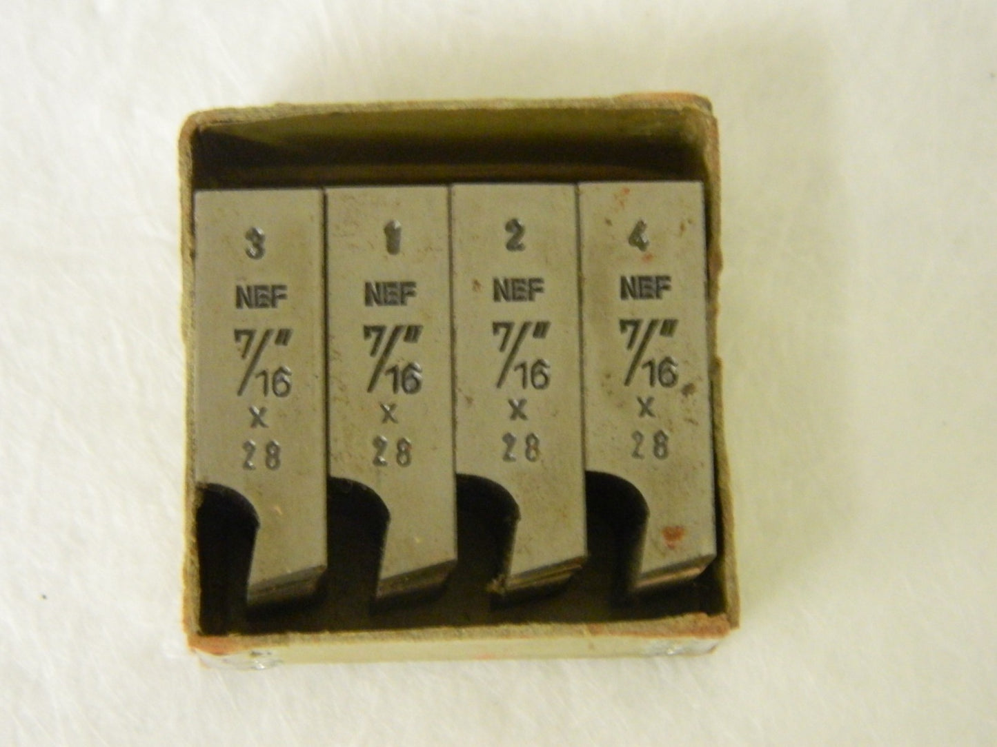 Professional CFM33 HK10 Chasers 3/4" Die Head 7/16" x 28 Set of 4 #052