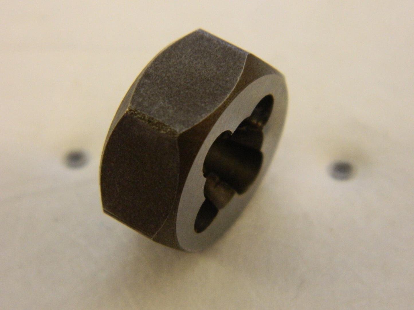 CLE-LINE Hex Rethreading Die: 5/16-18 Thread, Right Hand, Carbon Steel C65603
