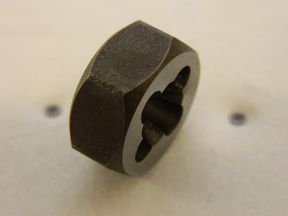 CLE-LINE Hex Rethreading Die: 5/16-18 Thread, Right Hand, Carbon Steel C65603
