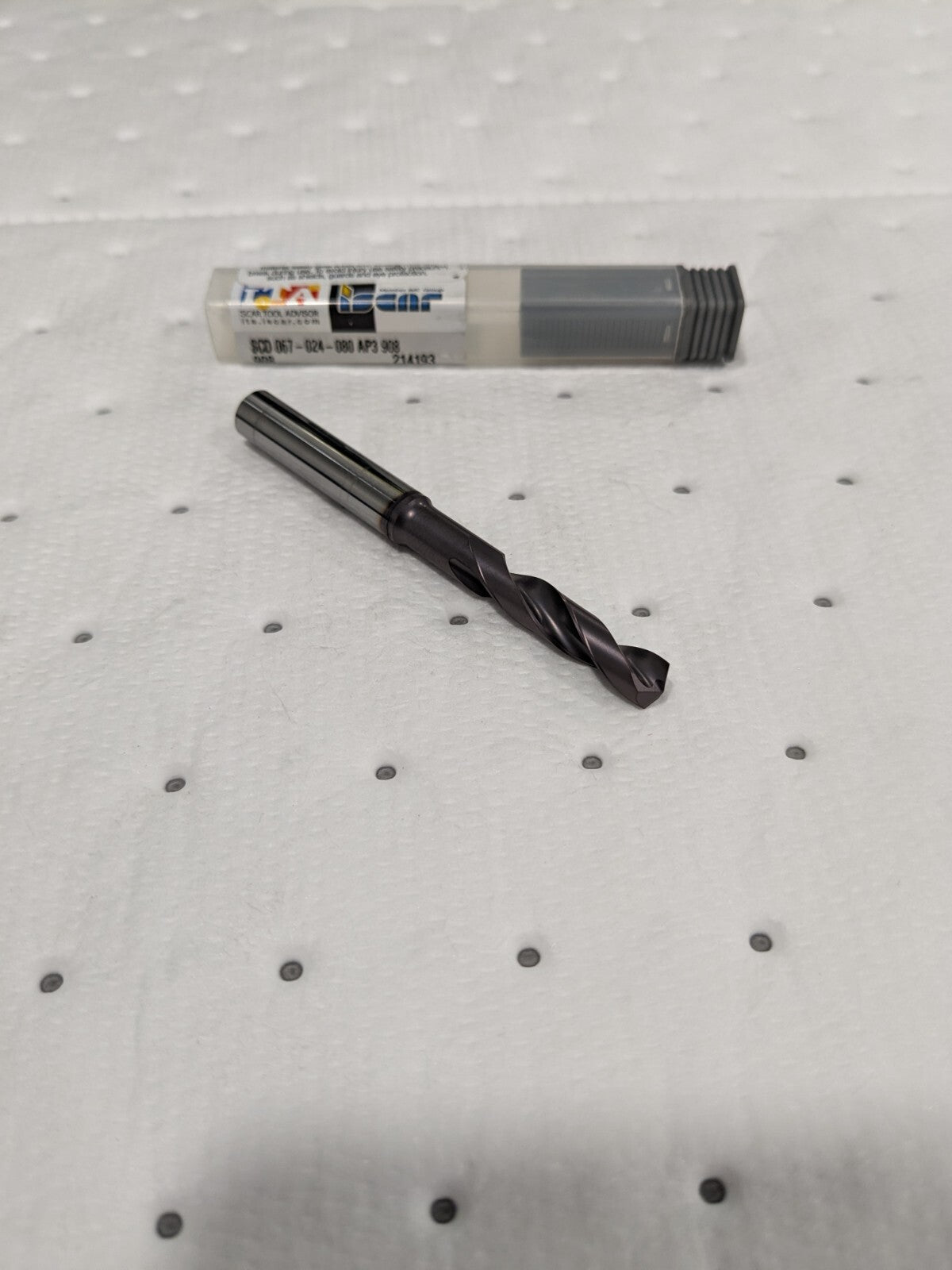 ISCAR Screw Machine Length Drill Bit: 140 °, Solid Carbide 5530354