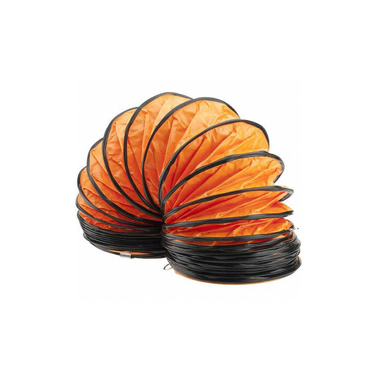 PRO-SOURCE Duct Hose: 12" ID, PVC 16' Hose, -40 to 122 deg F PS-STFJ-30-D