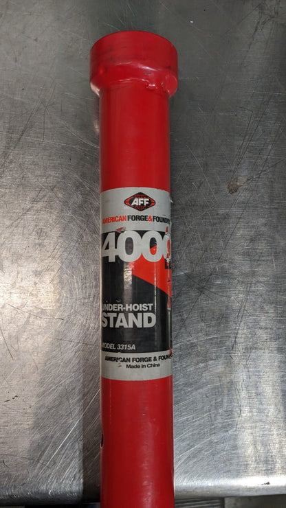 American Forge &amp; Foundry 4,000 Lbs Load Capacity Tripod High Stand 3315A