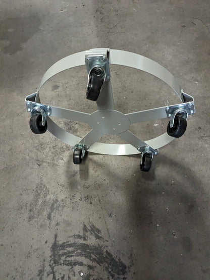 PRO-SOURCE 55 Gal Drum Dolly 1,400 Lb Capacity, For 1 Drum GMXXERW011