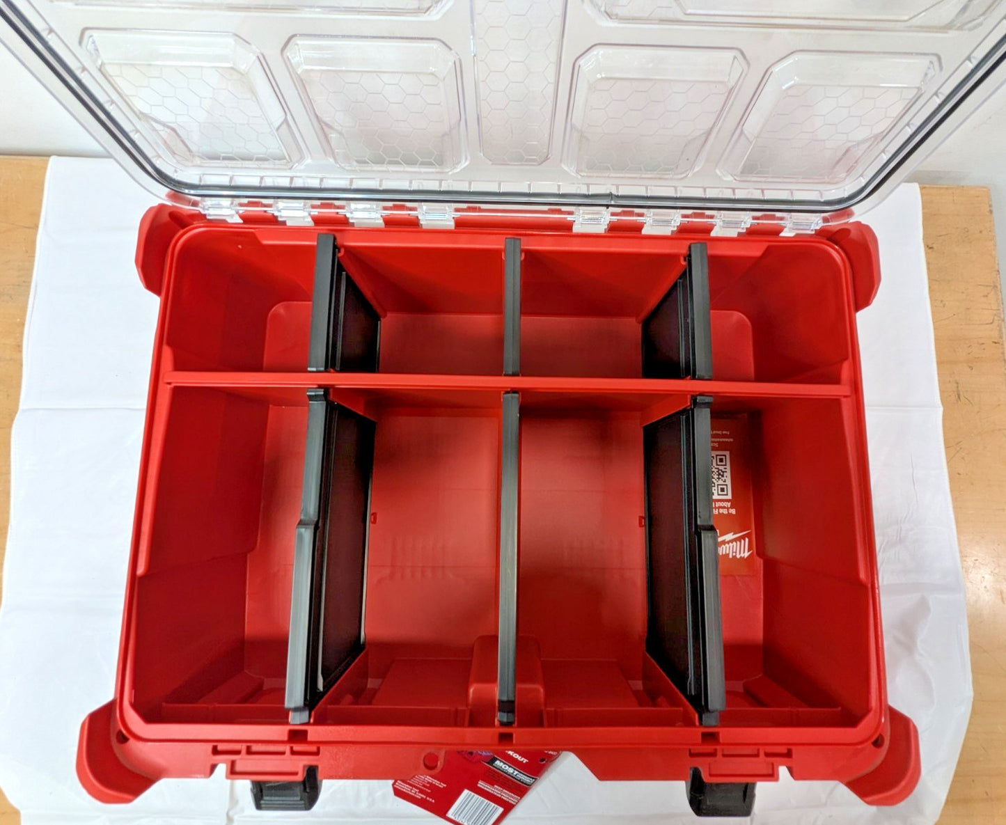 Milwaukee PACKOUT Deep Organizer 50 LB Capacity 48-22-8432