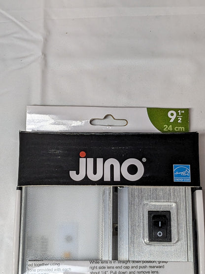 Juno Pro-Series Undercabinet Light Fixture LED 9-1/2" Silver UPLED09-SL