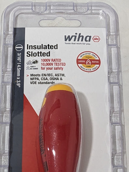 Wiha Tools Insulated Slotted Screwdriver 4.5 mm 92008