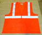 Cordova Orange Mesh Surveyor Vest Silver Stripes Zipper 6 Pack Size XXL VS270P