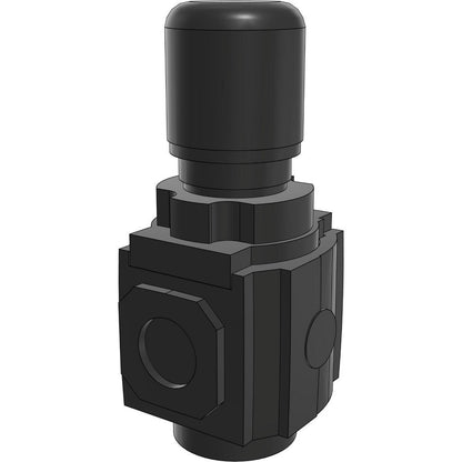 Norgren Compressed Air Regulator: 1/2" NPTF, 300 Max psi,  R73G-4AK-RMN