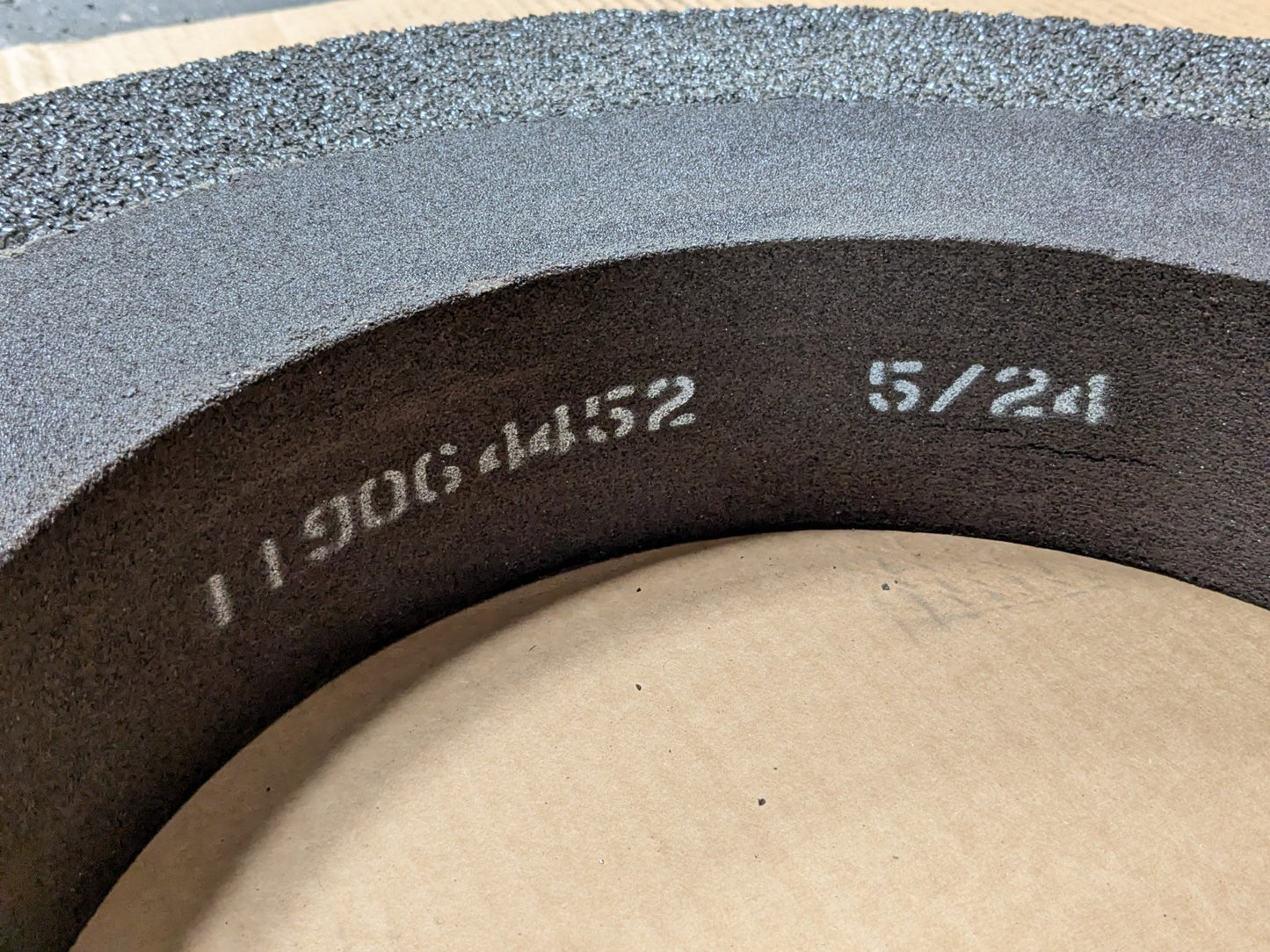 Norton Foundry Grinding Wheel 24" Diameter 3" Thick 12" Center 69