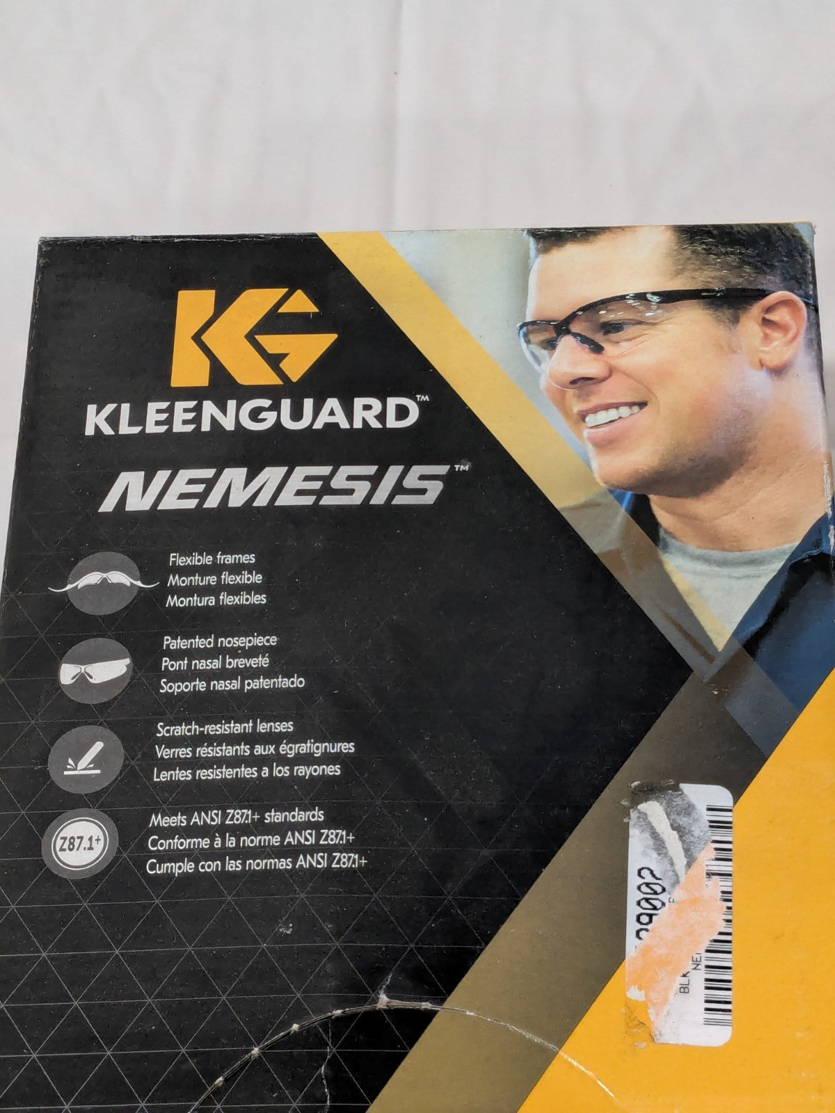 KleenGuard Nemesis V30 Safety Glasses Smoke Mirror Black Z87+ 12 Pack 25688