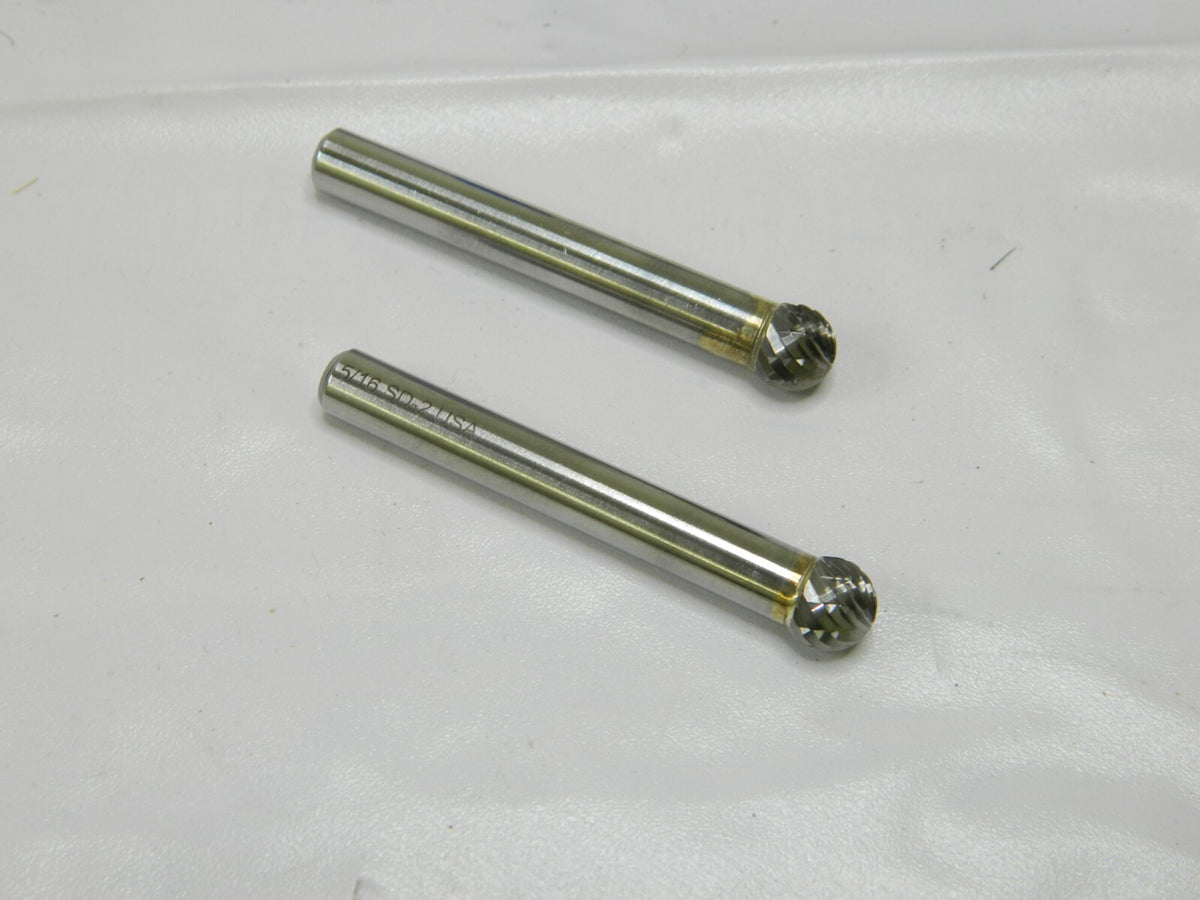 ATRAX Abrasive Bur: SD-2, Ball 1/4" Shank Qty 2 SD-2DC-ATX