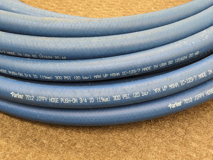 Parker Jiffy Push-On Oil Resistant Multipurpose Hose 3/4 In. x 100 Ft. Approx