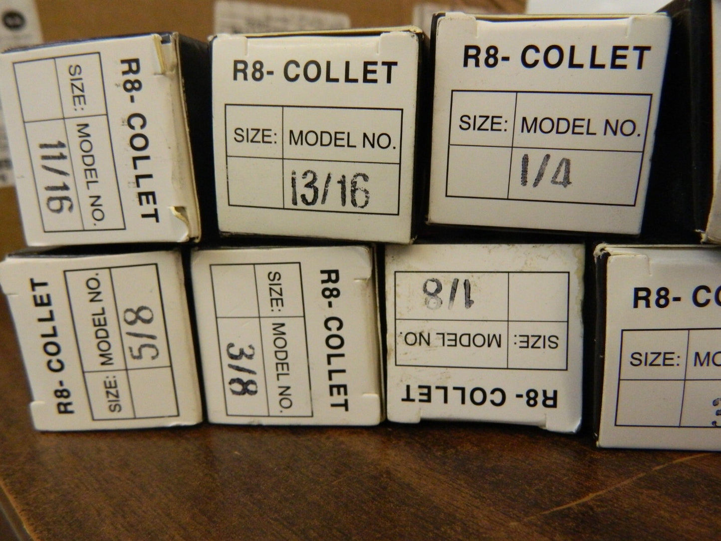 Collet Set: 11 Pc, 1/8 to 3/4 Capacity 231-0011