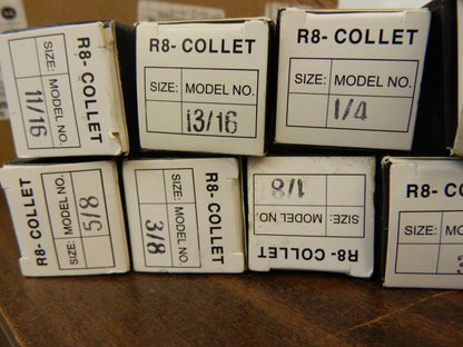 Collet Set: 11 Pc, 1/8 to 3/4 Capacity 231-0011