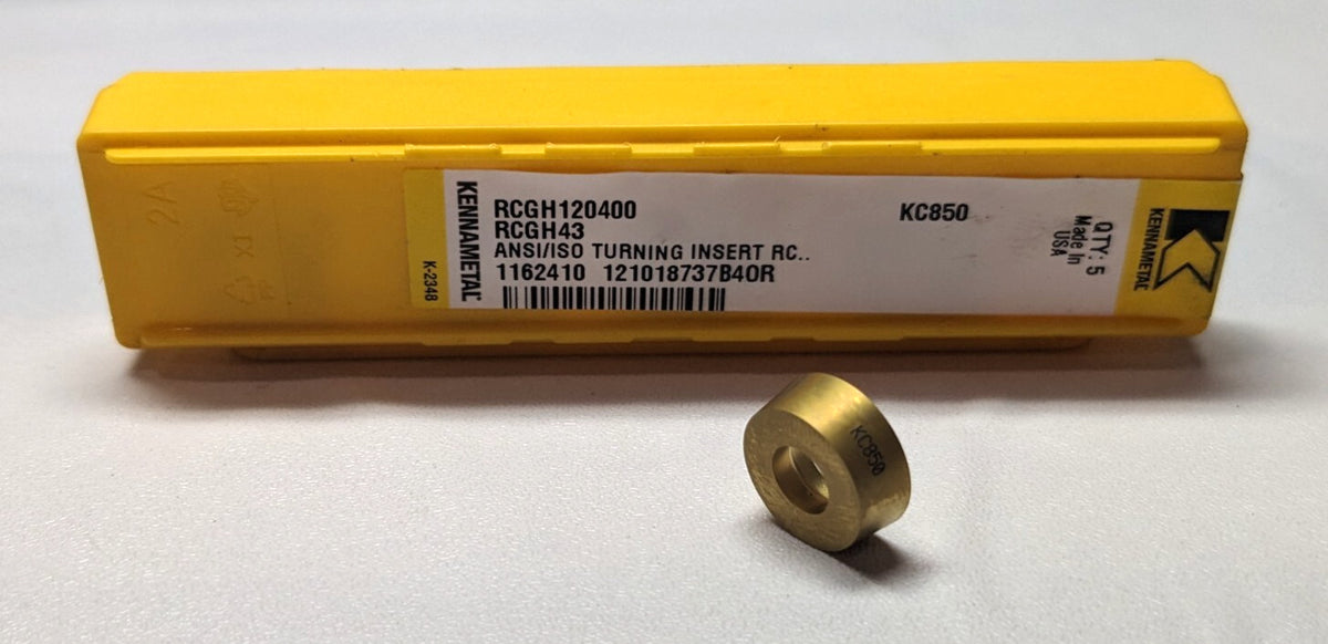 KENNAMETAL  Carbide Turning Insert  RCGH43 KC5010  * 5 PACK *   2263578