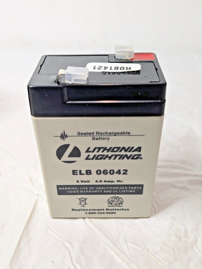 Lithonia Lighting Light Fixture Replacement Battery ELB06042 256010