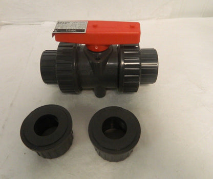LEGEND VALVE 1-1/4" Pipe Full Port PVC True Union Design Ball Valve 201-206