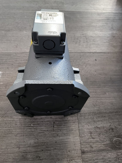 Graymills Suction Pump: 1/8 hp, 115/230V, 0.7/0.35A, 1 Phase cast iron housing