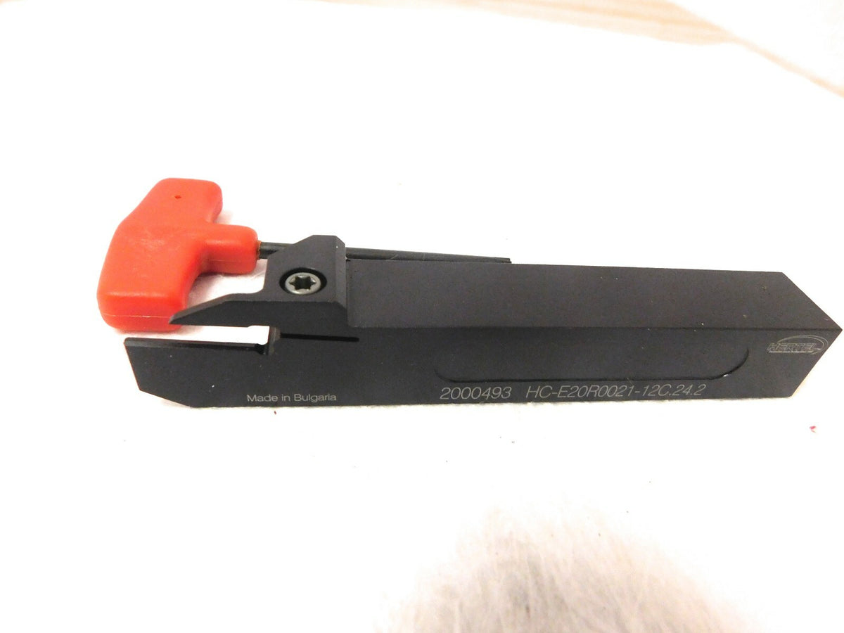 Hertel Cutoff Toolholder 19mm Shank Dia 21mm Max DOC 5L HC-E20R0021-12C.24.2