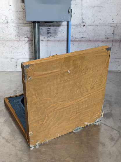 Double Web Angle Plate 10" x 10" x 10" Cast Iron Machined