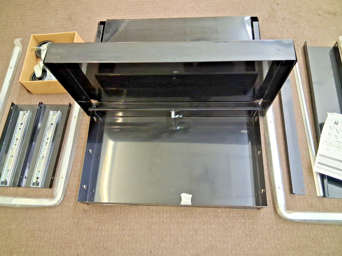 Sunnex Tools Steel Service Utility Cart 30" Long 16" Wide 8013ABK