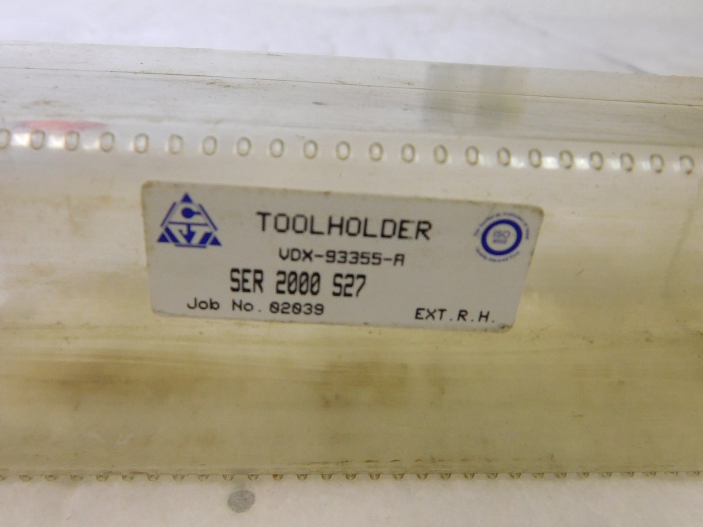 J&L Indexible External Threading Toolholder 2 Shank Dia RH 10 OAL SER2000S27