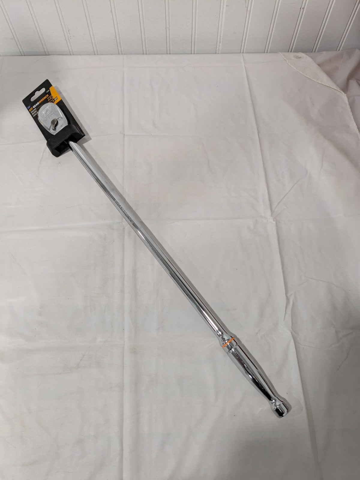 GearWrench 1/2" Drive 120XP Polish Chrome Extra Long Handle Teardrop Ratchet