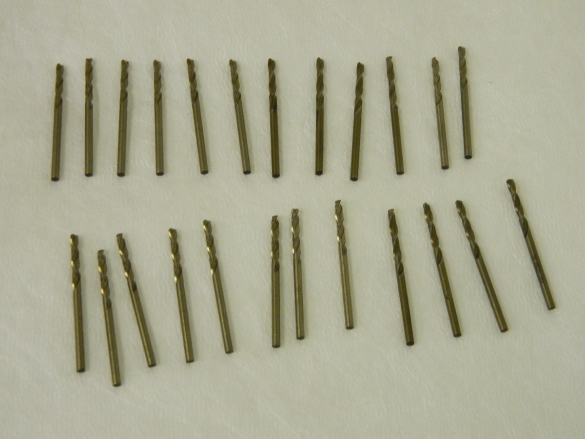 Precision Spiral Screw Machine Drill Bit  0.111" Cobalt 135°Qty. 24 #013723