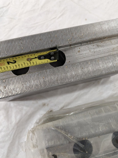 Soft Lathe Chuck Jaw: Serrated 6-1/2" OAL, 2-1/2" OAW, 2-5/8" OAH