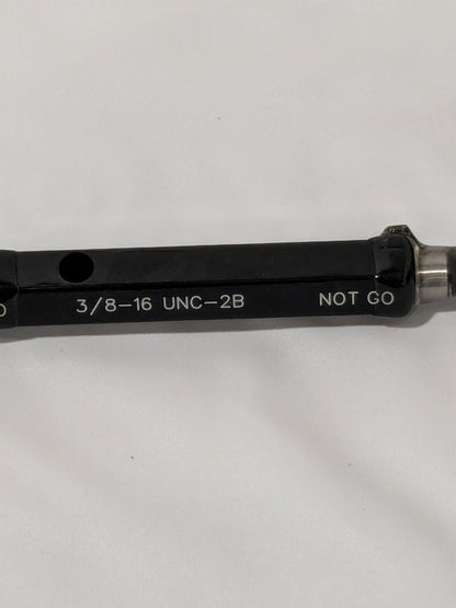 SPI Plug Thread Gage: 3/8-16 Thread, 2B Class, Double End, Go &amp; No Go 34-387