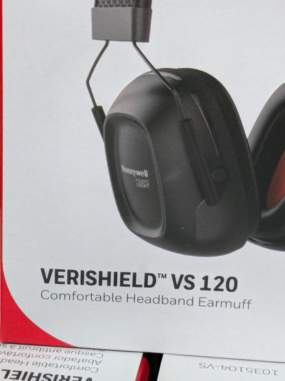 Howard Leight VS120 VeriShield Over-The-Head Earmuff Mid Level Qty 10 1035104-VS